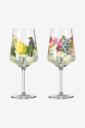 Ritzenhoff - Sommertau Viinilasi 2-p Hugo - Monivärinen - Viinilasit - - Homeroom