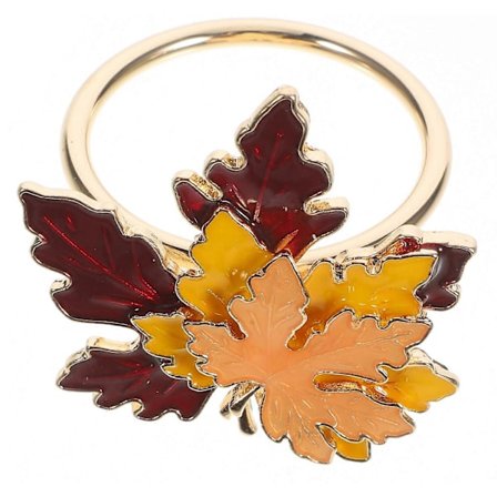 Lønneblad Serviettring Høstfest Høst Westernrestaurant Metall Serviettring