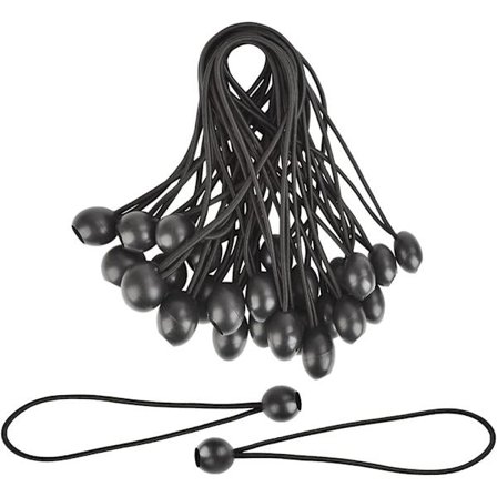 30 gummibånd med baller