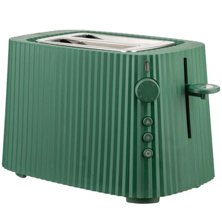 Alessi Plissé brödrost 2 skivor, grön | Köksmaskiner > Brödrostar | Bagaren och Kocken