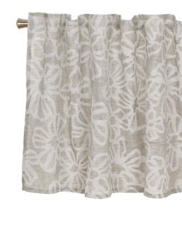 Multibåndskappe Fia med jacquardvevd blomstermønster Lin