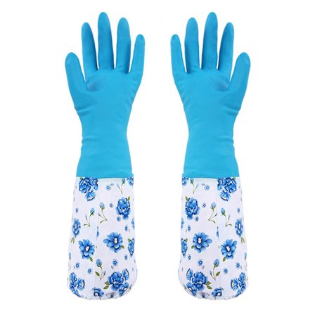 Rengøringshandsker 1 Par Tykke Anti-Skridsikre Snøreopvaskehandsker