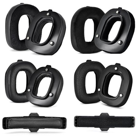 For Logitech Astro A50 Gen4 2 stk Fotballnett Øremuffer 2 stk Fotballnett Øremuffer
