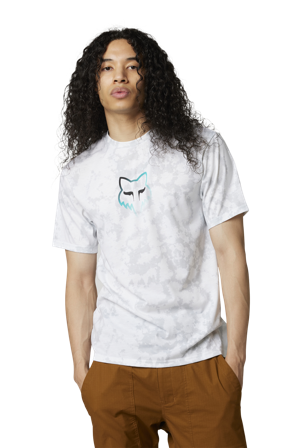 T-Shirt Fox Racing Detonate Tech Grigio-Bianco XL