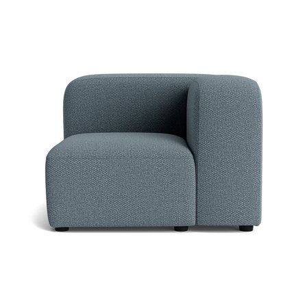 Milo hjørnemodul, højrevendt - Nordic Blå - 100x100x72 - Sofa