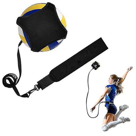 Volleybollträning Utrustning Boll Rebounder Fästen Med Justerbara Snören Och Bälte För Serve, Dop, Säker, Träff Och Soloträning