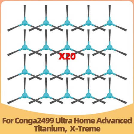 Sopii Cecotec Conga 2499 Ultra Home Titanium Advanced / Atvel SmartGyro R80 pääsivu sivuharjan moppisuodattimen pölypussitarvikkeelle