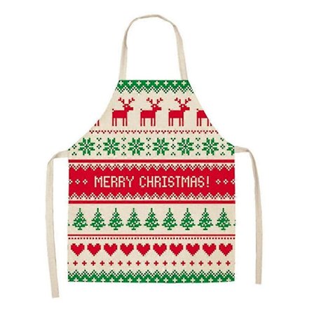 Juleforklæde Dameforklæde Køkken Herre Forklæde Cafe Køkken Forklæde Dameforklæde -Sy