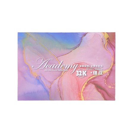 Akvarellpapir med fin tekstur, lite volum, bulkmateriale, akvarellbok