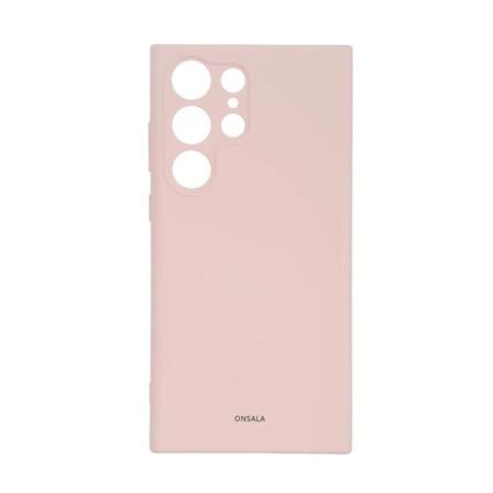 Onsala Mobilcover Silikone Chalk Pink - Samsung S23 Ultra 5G Rosa