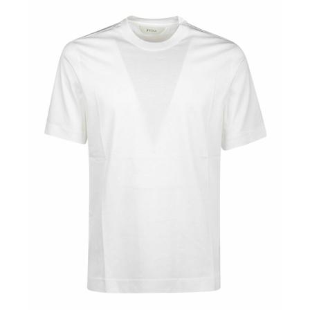 Z Zegna Zz641Vy348N00 Cotton T-Shirt Hvid, Herre T-shirts