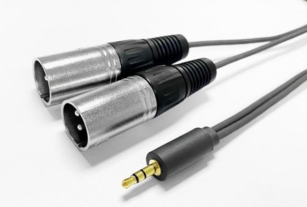 VIVOLINK 3.5MM CABLE to 2 x XLR male