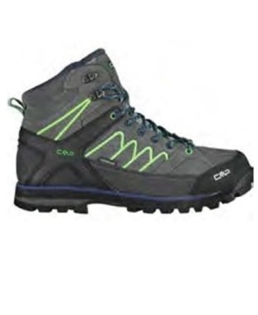 CMP Moon Mid Vibram WP Grey-Verde Fluo