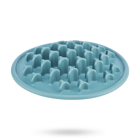 Trixie - Trixie Slow Feed Fodermatta Pelare - Blå - Matskål, hundgodis & tuggisar