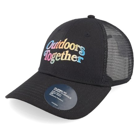 The North Face - Mudder Black/Pride Graphic Trucker Trucker Black Cap - @ Hatstore