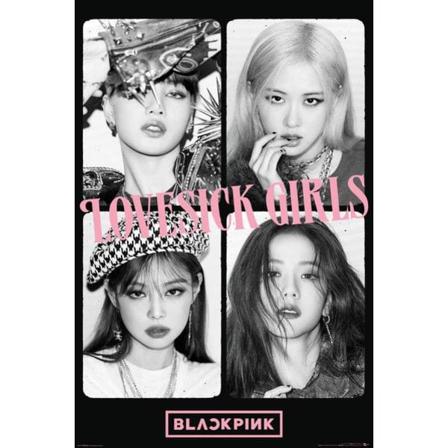 Black Pink - Lovesick Girls Multifärg