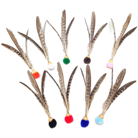 Go Cat - Da Bird Kitty Kopter Feather katteleketøy Mix 1st - Katt - Katteleker & viftepinner - Viftepinner & viftestenger - ZOO.no