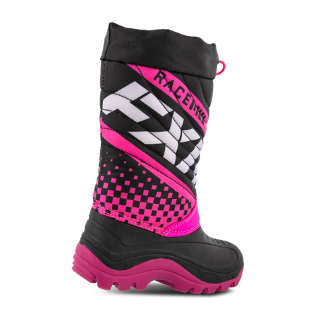 FXR Boost Youth Snowmobile Boots Black/Fuchsia 31