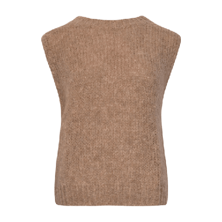 Noella Kala Knit Vest - Sand Tröjor Dam Beige M/L