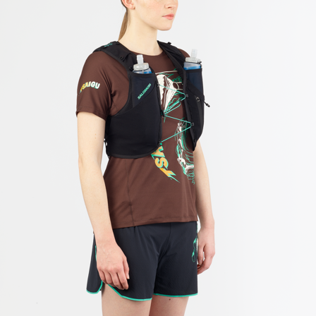 Salomon - Zaini da running Adv Skin 5 Tsaigu Set - Black / Waterfall