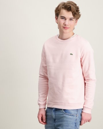 Lacoste LCB CORE FLEECE CREW Rosa Tröjor Kille - Kids Brand Store