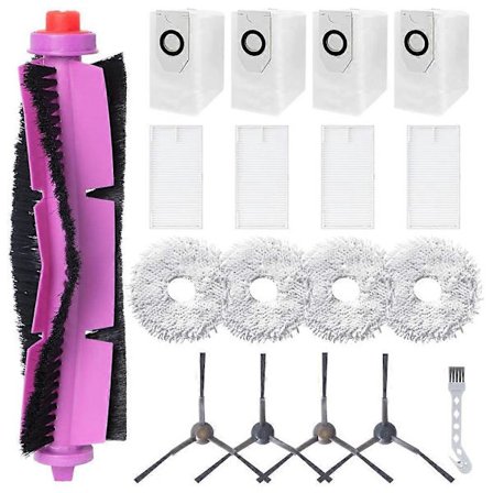 Til Eureka J12 Ultra Robot Støvsuger Hoved Sidebørste Hepa Filter Moppeklud Støvposer Udskiftning