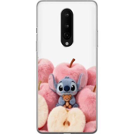 Yhteensopiva Puhelinkuori OnePlus OnePlus 8 Värikäs kollaasi futuristisilla tyttöryhmän hahmoilla, sydämillä ja glitterillä nykyaikaisessa pop