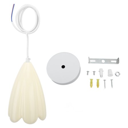 Sisävalaisin, nuppumainen kattokruunu, makuuhuoneen yöpöytävalaisin, lämmin ja romanttinen tyttöjen huoneen valo, ranskalainen luova (ilman polttimoa)