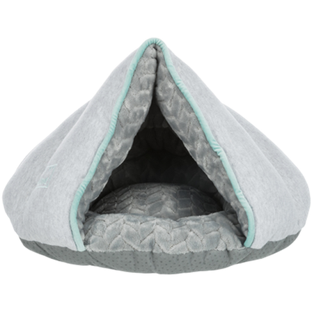 Trixie - Junior Cuddly Cave Plysj Grå 45 x 40 x 30 cm - Katt - Kattesenger & komfort - Kattehus - ZOO.no