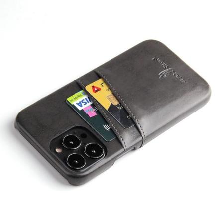Iphone 14 Pro Max Stötdämpande Korthållare Retro Svart