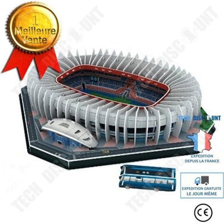 Stade Parc des LUNAVO Princes Hjemmebane Paris 137Pcs Saint-Germain Bygning Stadion Samlelegetøj model 3D Legetøj til børn