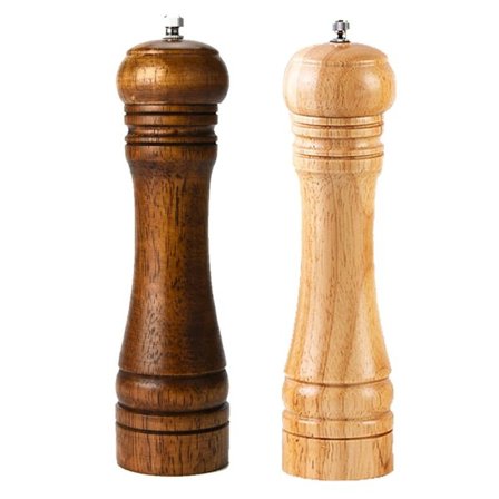 2-delt peberkværn peberkværnsæt træ peberkværn