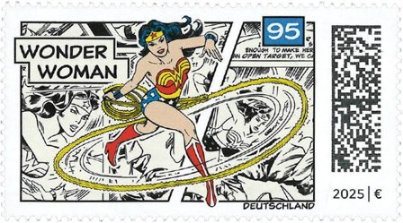 Tyskland - Wonder Woman - Postfrisk frimærke