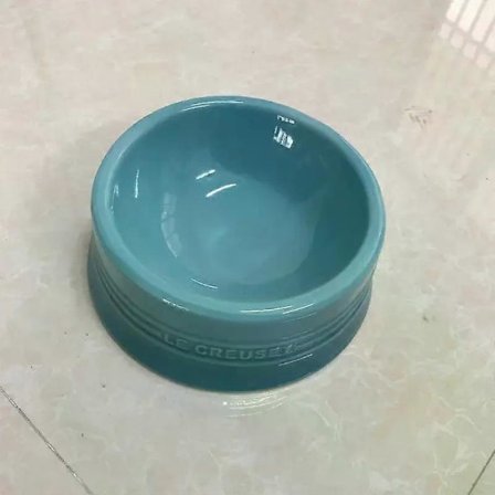 Gradient Hundskål, Keramisk Hundmatskål Kompatibel med Valp och Kattunge, Porslin Djurskål Kompatibel med Mat och Vatten 24 cl