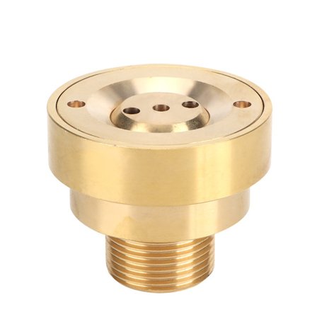 G1in 32mm hann gjenge messing søyle vannfontene dyse spray sprinkler hode hage dyse
