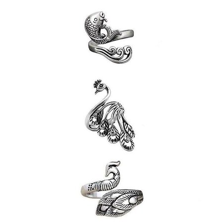 3 stk Strikke-løkke Hekle-ring Ring Sytilbehør