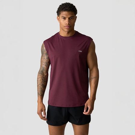 T-shirts ICANIWILL Stride Ærmeløs T-shirt Brun - Bodyman.dk