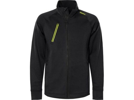 FRISTADS Stretchjacka 4870 GPY svart S - Lyreco - Arbetskläder - Arbetsjackor - Fleecejackor