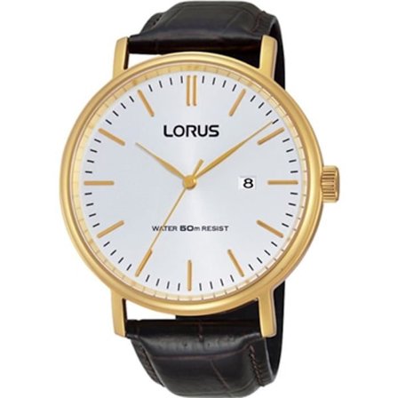Ur - LORUS WATCHES - RH990DX9 - Klassisk - Læder - Kvarts - Analog