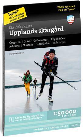 Calazo Skridskokarta Upplands skärgård 1:50 000