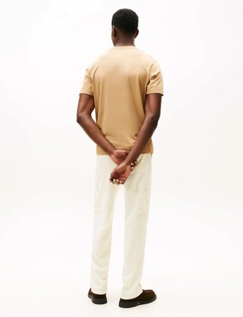 Tommy Hilfiger Hilfiger Stack Graphic Tee - Beige - S