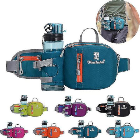 Juoksukassi Vyölaukku Ulkoilu Maraton Kuntosali Urheilu Fitness Juomapullokassi Vyötärölaukku