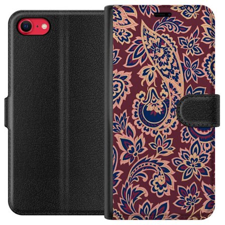 Kompatibelt Lommeboketui til Apple Apple iPhone 8 Paisley boho mønster indisk mønster vintage blomster orientalsk ornament retro tekstil tapet desig