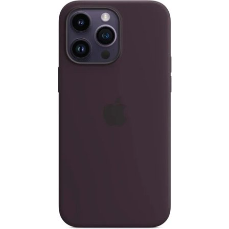 Applen nestemäinen silikonikuori MagSafella ja animaatiolla iPhone 14/Pro/Plus/Pro Max -puhelimelle - Elderberry iPhone14 Pro