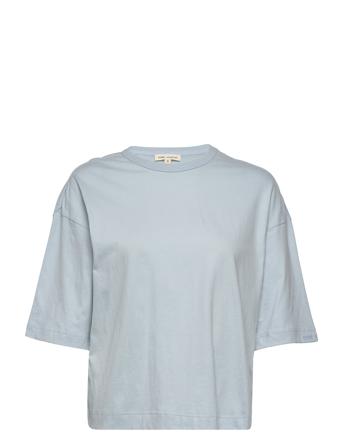 Essigne 2/4 Boxy T-Shirt - Gots Blue Esme Studios