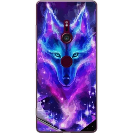 Kompatibelt Mobildeksel til Sony Xperia XZ3 Neon Ulv
