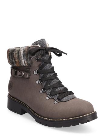 Y9131-45 Shoes Wintershoes Winter Boots Brun Rieker