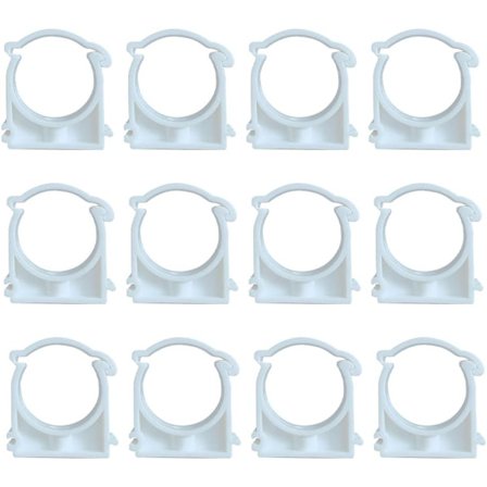 12-pack Slangklämma, Inre Diameter 40mm, Enkel Diameter, Plast, ZQKLA