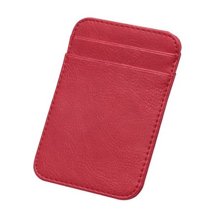 Pystysuora korttikotelo keinonahkaa - Eri värejä