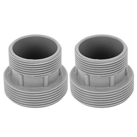 2 STK Poolslange Konverteringsadapter Plast Universal Poolfilter Pumpe Slangeadapter med Konnektorpakninger til Intex 4560 til 58254